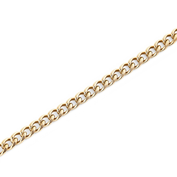 Pozlacený unisex náramek z oceli Ellipse DW00402096