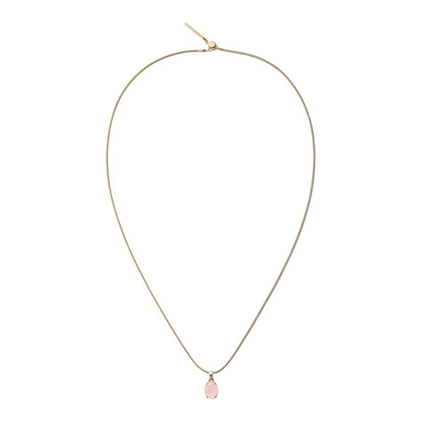 Půvabný pozlacený přívěsek s růženínem Charms DW00401459