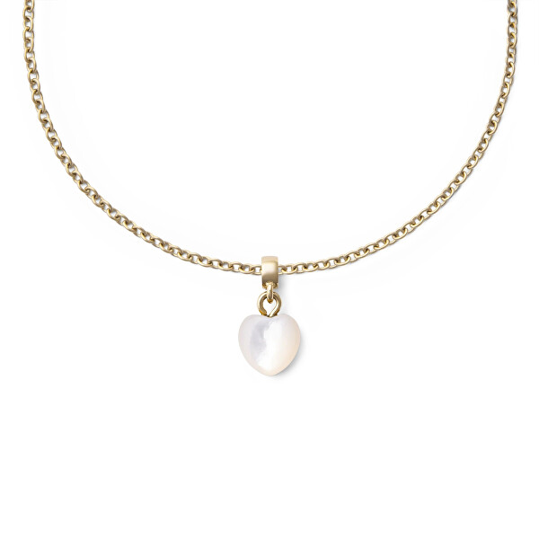 Romantický pozlacený přívěsek s perletí Mother of Pearl DW00401479