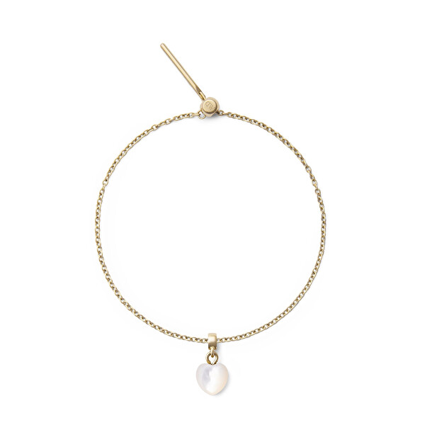 Romantický pozlacený přívěsek s perletí Mother of Pearl DW00401479