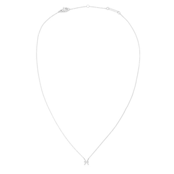 Slušivý ocelový náhrdelník znamení Ryby Crystal Zodiac DW00400954