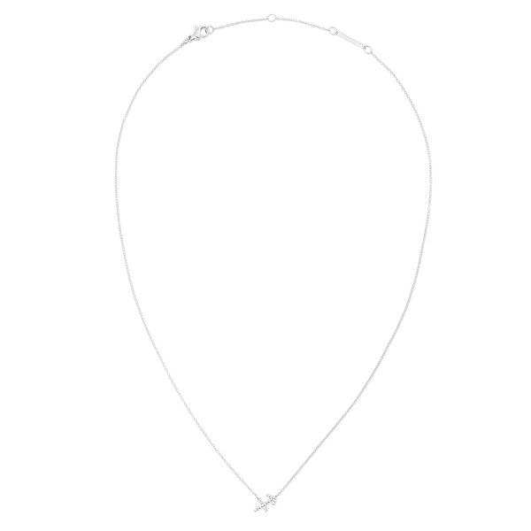 Slušivý ocelový náhrdelník znamení Střelec Crystal Zodiac DW00400951