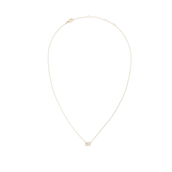Nadčasový pozlacený náhrdelník znamení Vodnář Crystal Zodiac DW00400929