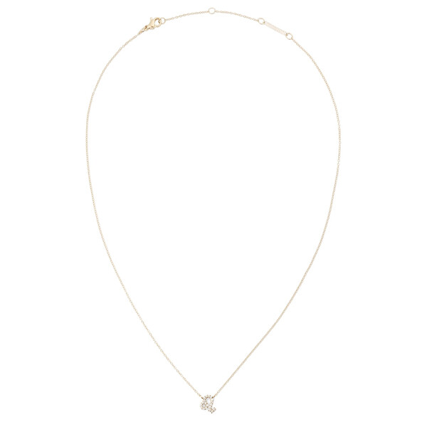 Stylový pozlacený náhrdelník znamení Lev Crystal Zodiac DW00400923