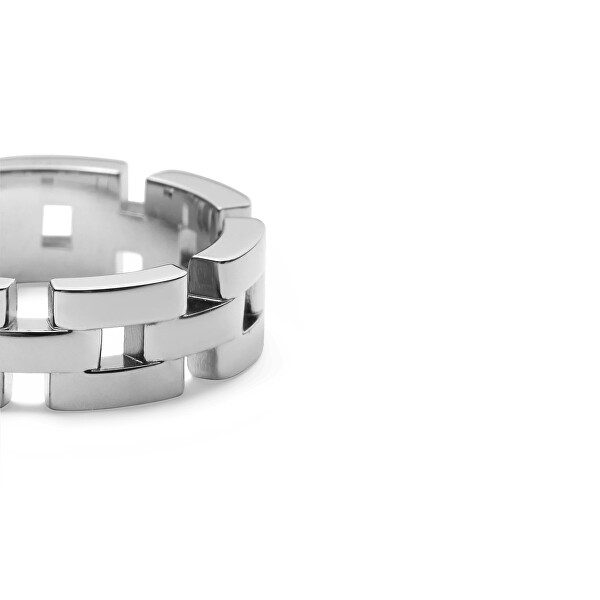 Půvabný ocelový prsten 3-Link DW0040102