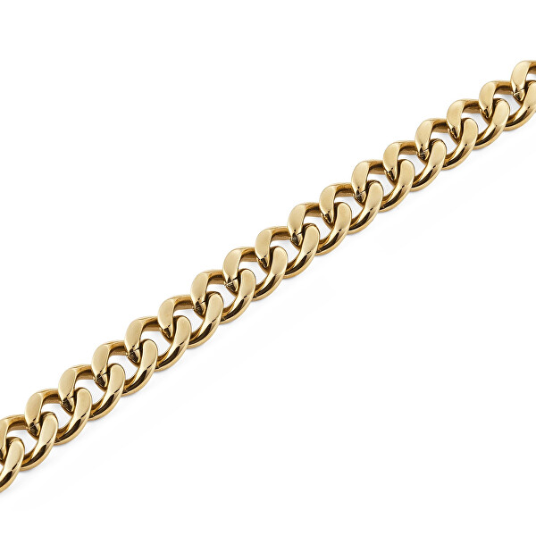 Výrazný pozlacený náhrdelník pro muže Ellipse Cuban Chain DW00401668