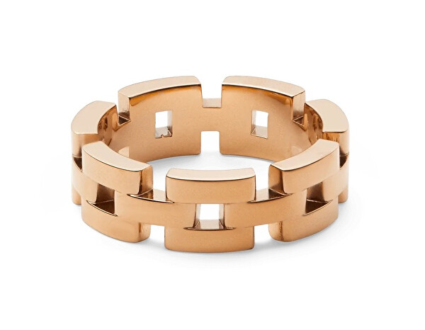 Fashion pozlacený prsten 3-Link DW0040096
