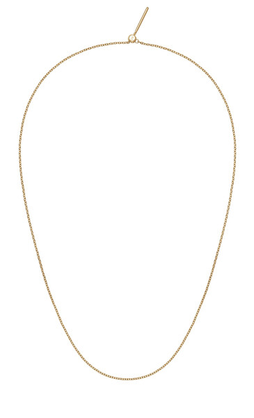 Jemný pozlacený řetízek Rolo Charms DW00400397