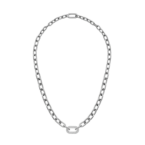 Luxusný oceľový náhrdelník s kryštálmi Crystal Link DW00400607