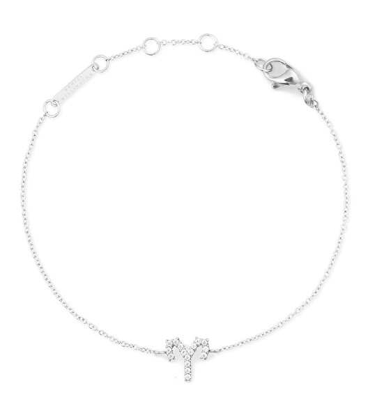 Ocelový řetízkový náramek znamení Beran Crystal Zodiac DW00400931