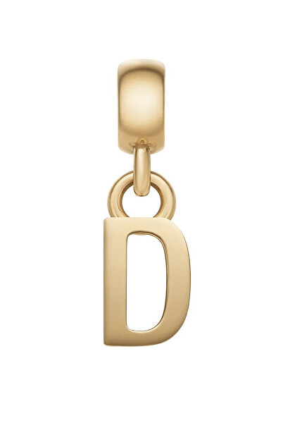 Pozlacený přívěsek písmeno "D" Charms DW00400487