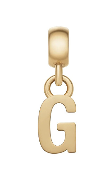 Pozlacený přívěsek písmeno "G" Charms DW00400490