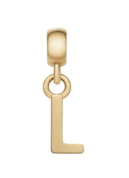 Pozlacený přívěsek písmeno "L" Charms DW00400495