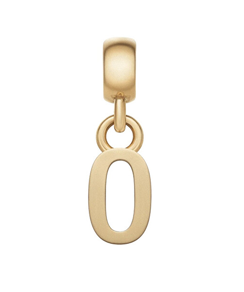 Pozlacený přívěsek písmeno "O" Charms DW00400498
