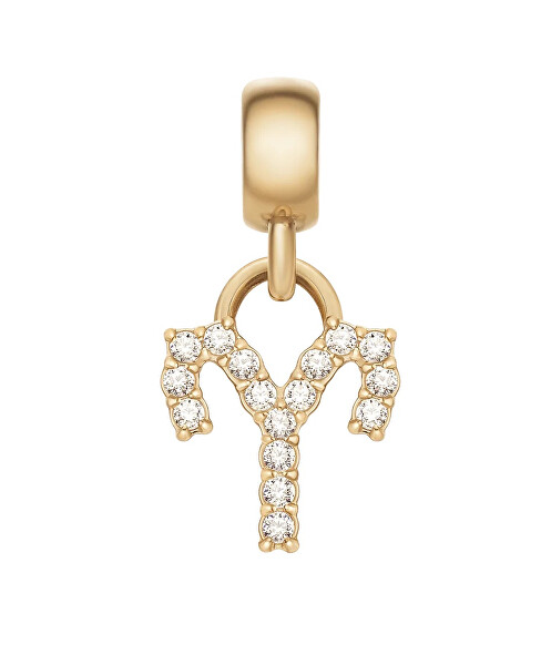 Pozlacený přívěsek s krystaly Beran Crystal Zodiac DW00400755