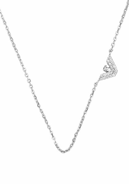Luxusní ocelový náhrdelník s logem EG3478040