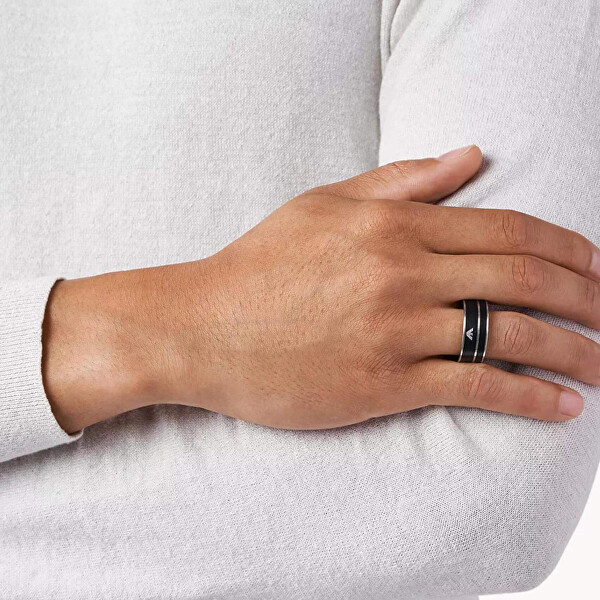 Moderní ocelový prsten EGS2032040