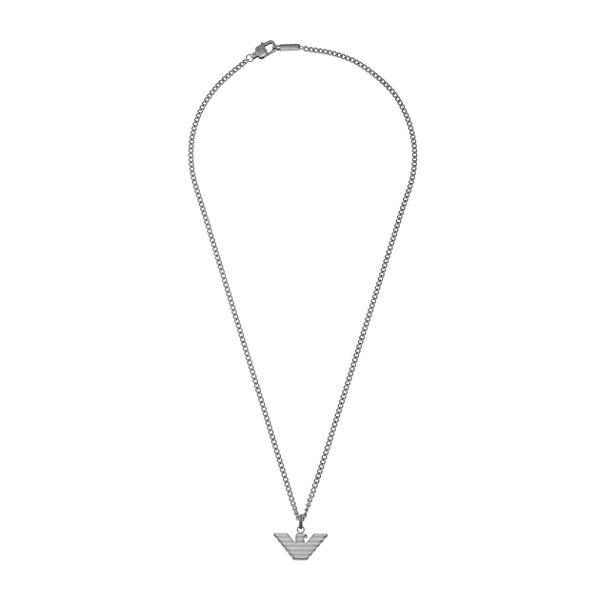 Moderní ocelový náhrdelník s logem EGS2916040