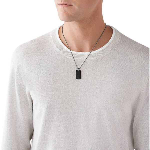Eine zeitlose Halskette aus Stahl Hundemarke EGS2847060 | Vivantis - Von  Handtasche bis Parfum