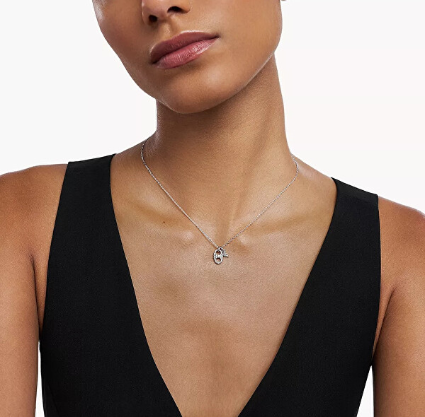 Slušivý stříbrný náhrdelník pro ženy EG3630040