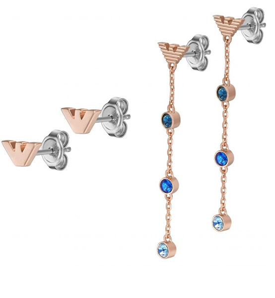 Elegante set di orecchini in bronzo EGS3013SET