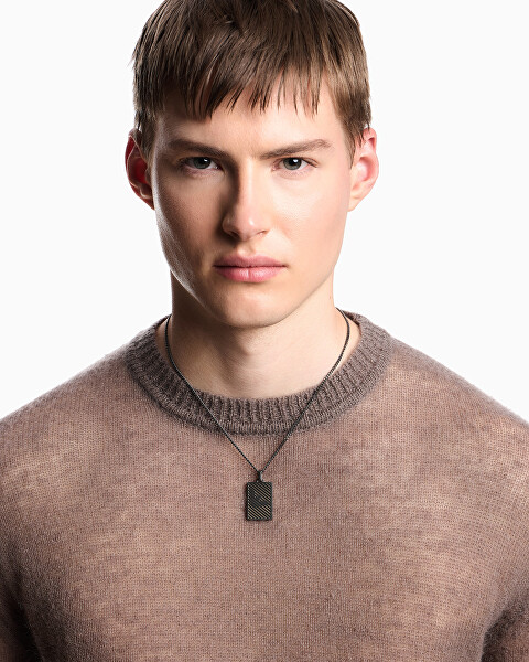 Bicolor náhrdelník z oceli Psí známka EGS3239060