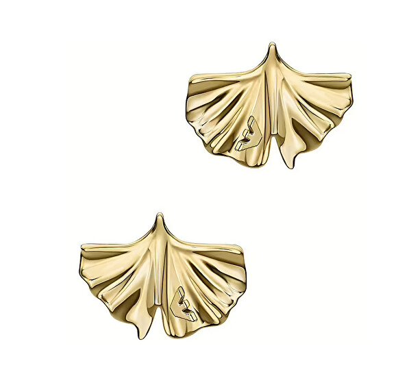 Designové pozlacené náušnice EGS3264710