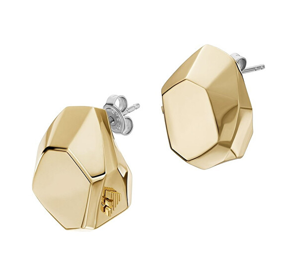 Masivní pozlacené náušnice EGS3195710