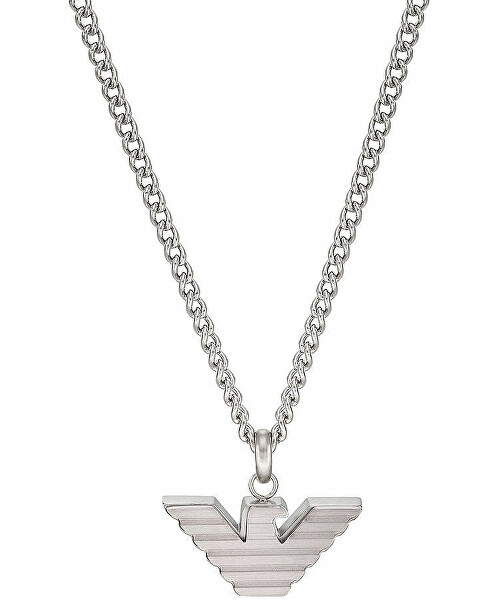 Moderní ocelový náhrdelník s logem EGS2916040