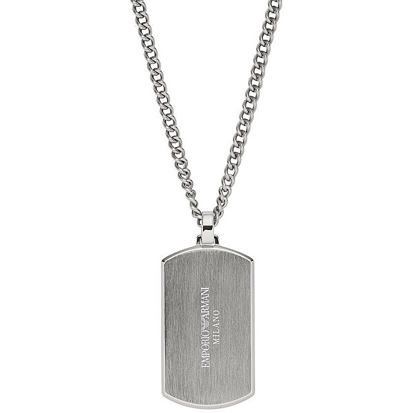 Pánský ocelový náhrdelník s přívěskem EGS2812040