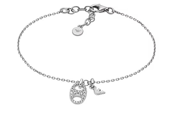 Dámský stříbrný náramek s kubickými zirkony EG3631040