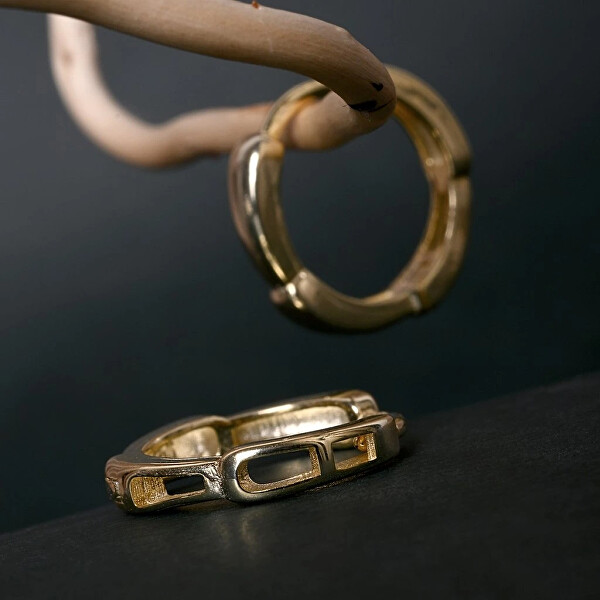 Elegantní pozlacené kruhy 61158