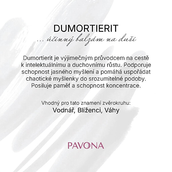 Masivní minerální náramek z dumortiertitu 43058.3