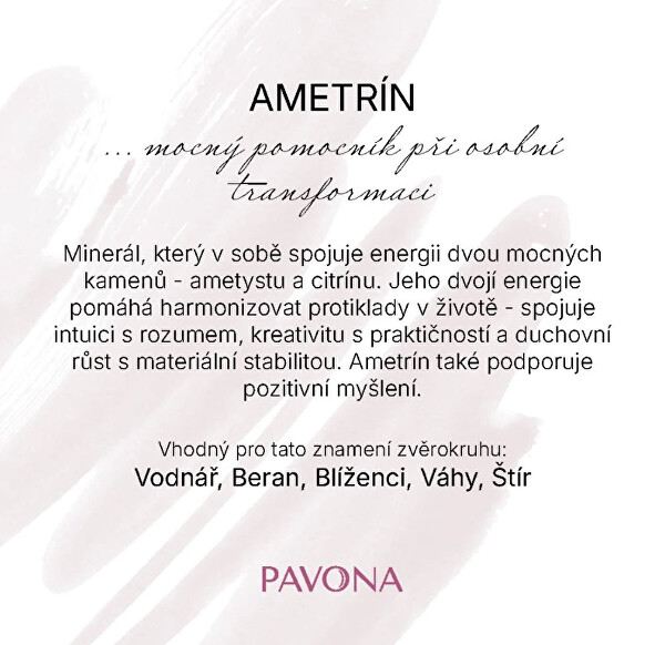 Minerální náramek z fialového ametrínu 43056.3