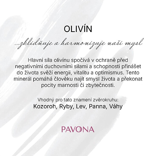 Minerální náramek z olivínu 43056.3