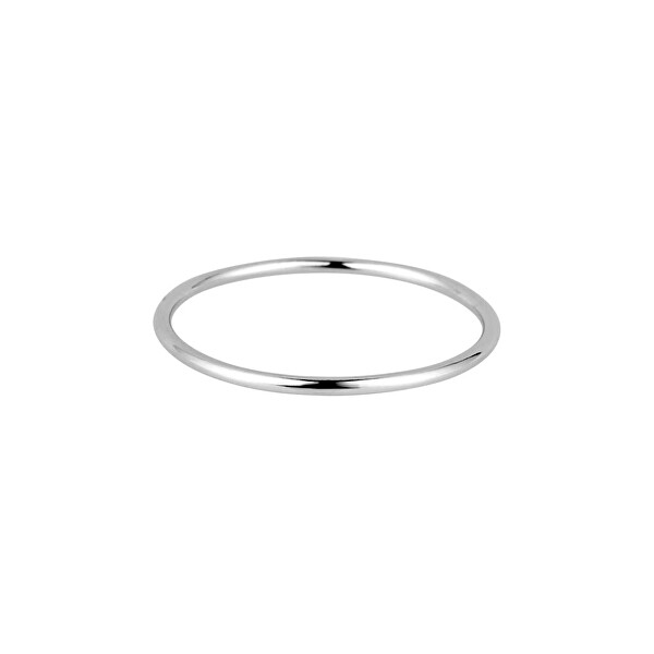 Něžný minimalistický prsten ze stříbra 65014