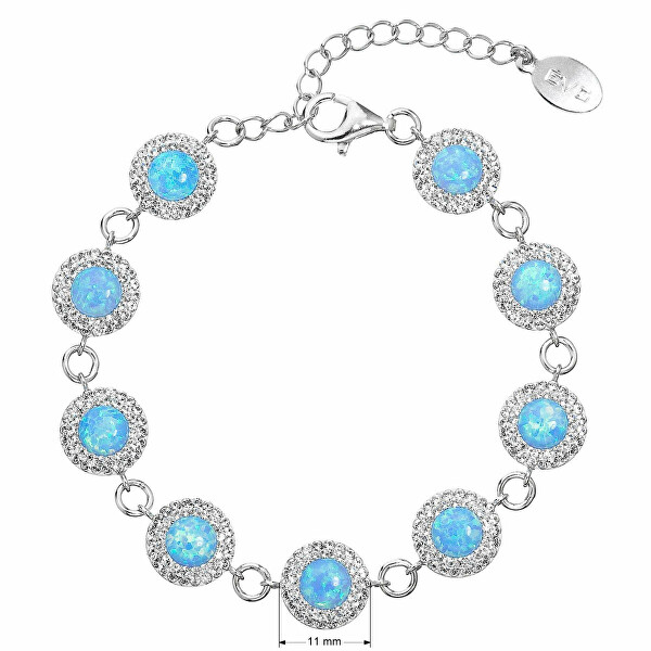 Bezauberndes Armband mit hellblauen Opalen 33105.1