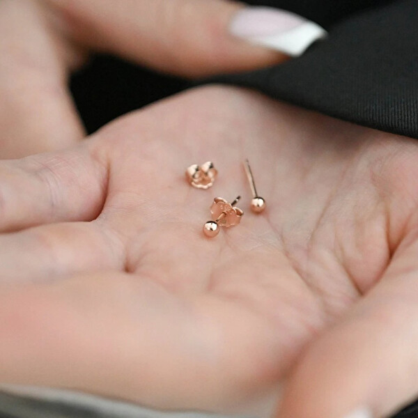 Pozlacené náušnice pecky 61013 Gold