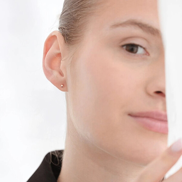 Pozlacené náušnice pecky 61013 Gold