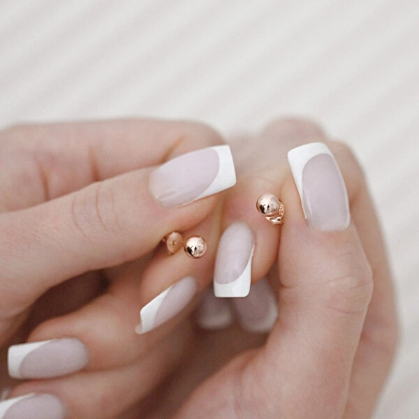 Pozlacené náušnice pecky 61013 Gold