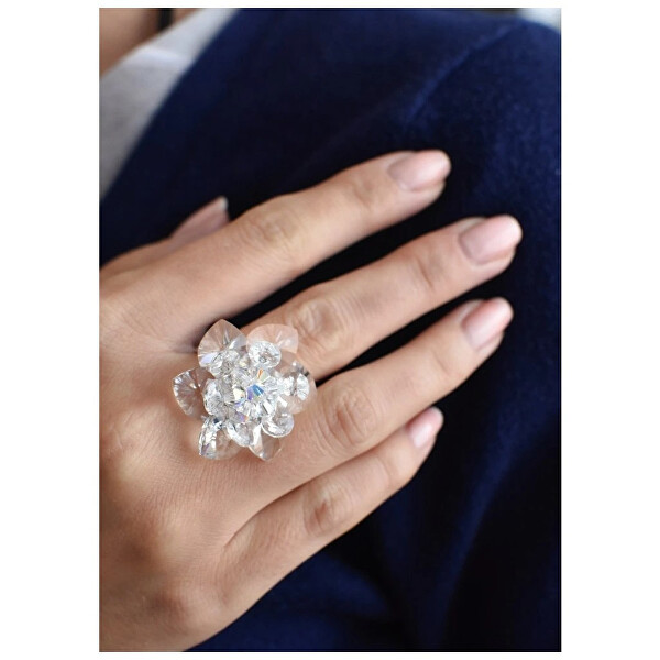 Prsten Leknín 35012.1 krystal