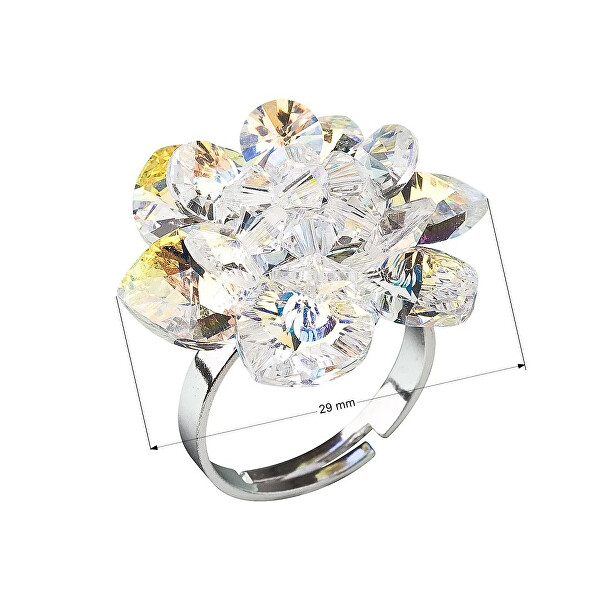 Prsten Leknín 35012.2 krystal ab
