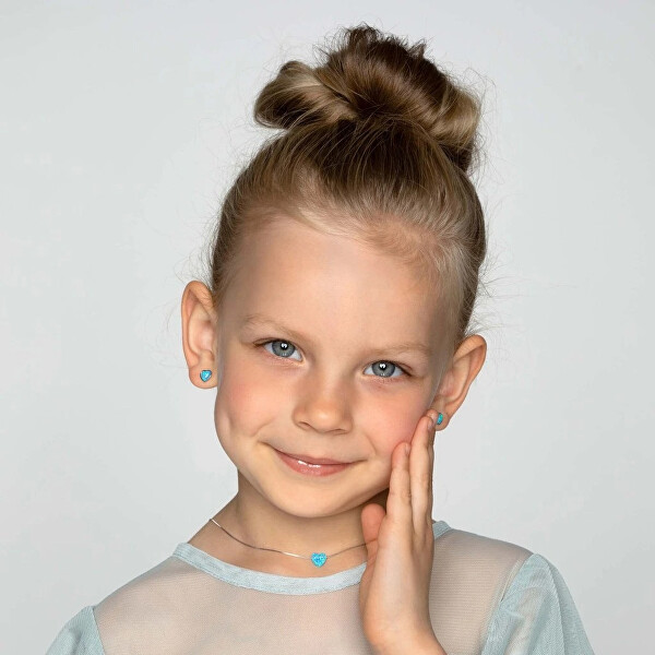 Romantický náhrdelník se syntetickým opálem 12048.3