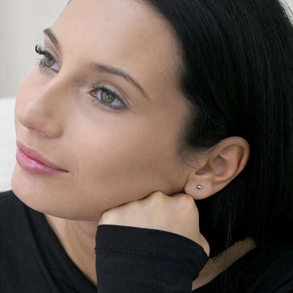 Stříbrné náušnice pecky 61013