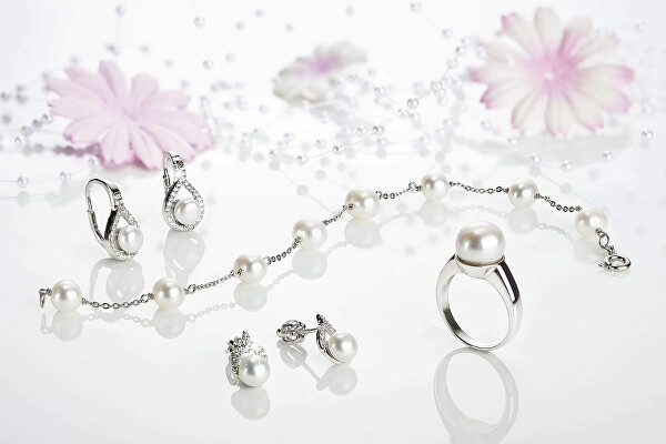 Cercei din argint cu perle naturale Pavona 21055.1