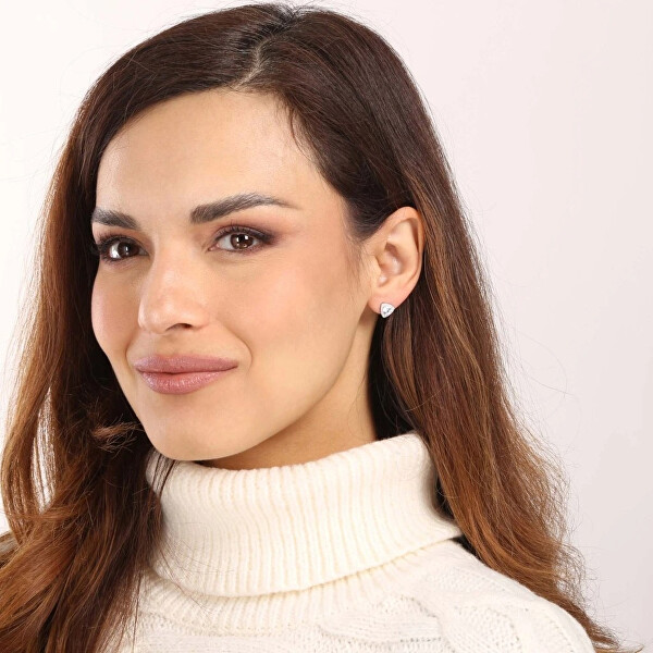 Stříbrné náušnice se zirkonem 11062.1