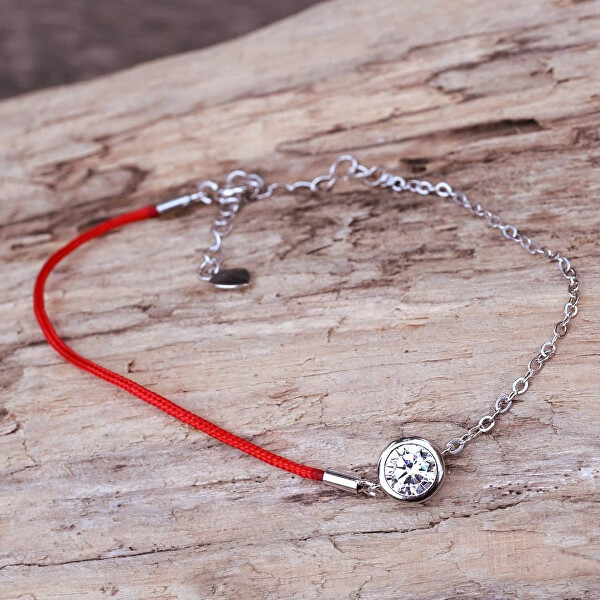 Stříbrný náramek se zirkonem 13004.3