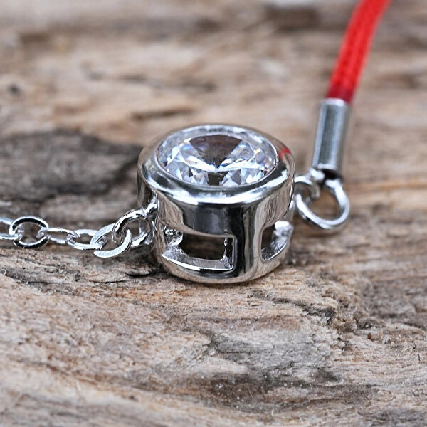 Stříbrný náramek se zirkonem 13004.3