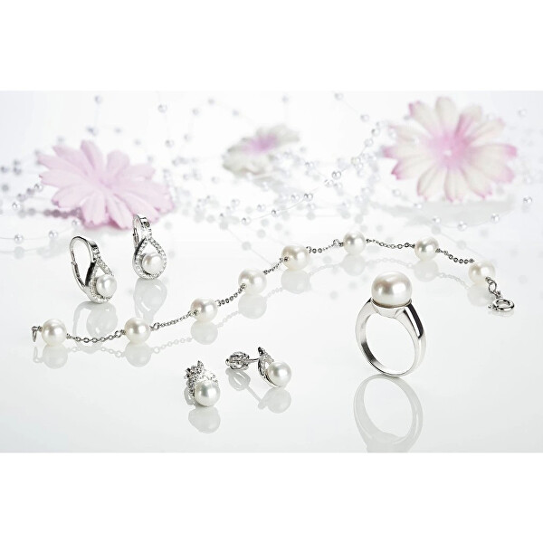 Stříbrný perlový prsten Pavona 25001.1