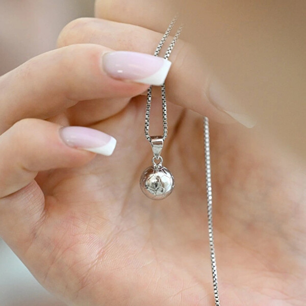 Stříbrný přívěsek Fotbalový míč 64013